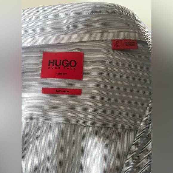 Hugo Boss Shirt Blue Striped - Picture 3 of 6